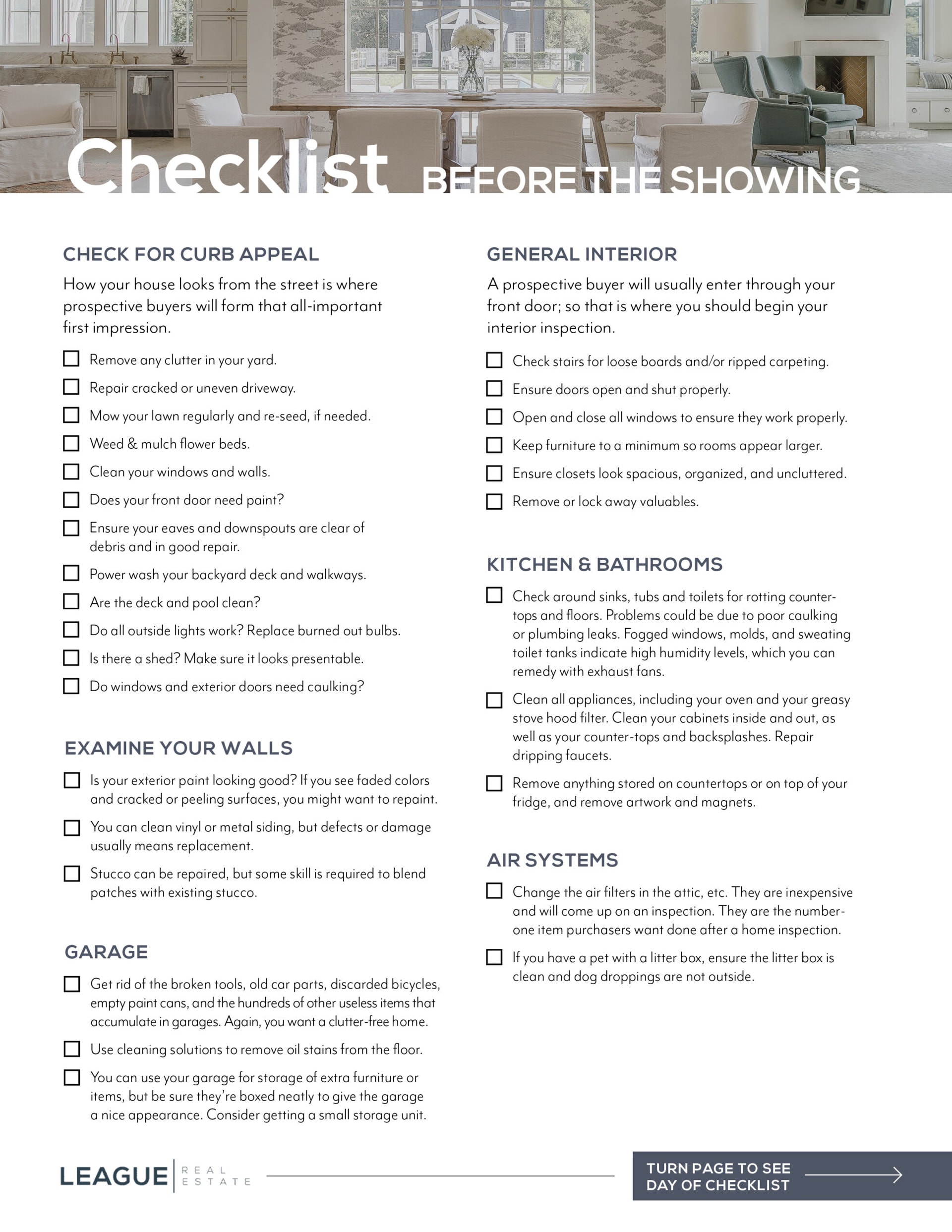 Home Selling Checklist